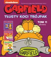 Garfield T.11 Tłusty koci trójpak. Autor: Jim Davis. SmakLiter.pl Okładka książki Garfield T.11 Tłusty koci trójpak