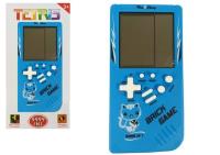 Gra Elektroniczna Tetris Brick Game Niebieska. Wydawca: Lean Toys. SmakLiter.pl Opakowanie Gra Elektroniczna Tetris Brick Game Niebieska