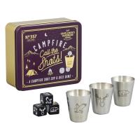 Gra kempingowa Call the shots w puszce. Wydawca: Gentlemen's Hardware. SmakLiter.pl Opakowanie Gra kempingowa Call the shots w puszce