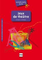 Jeux de theatre. Autor: Pierre Marjolaine. SmakLiter.pl Okładka książki Jeux de theatre