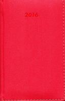 Opakowanie Kalendarz 2016 A6 książkowy czerwony