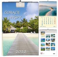 Opakowanie Kalendarz 2022 B3 7 plansz Gorące Wyspy