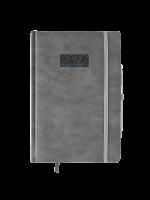 Opakowanie Kalendarz 2022 Lux z gumką V4 A5 dzienny szary KKA5DL