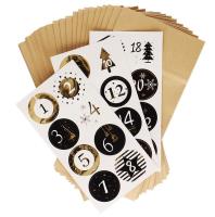 Opakowanie Kalendarz adwentowy Zestaw torebek + numerki 24szt