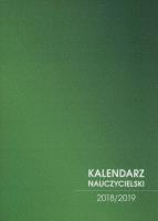 Kalendarz nauczycielski 2018/2019 zielony. Wydawca: Literat. SmakLiter.pl Opakowanie Kalendarz nauczycielski 2018/2019 zielony