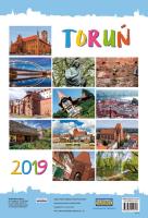Kalendarze ścienny 2019 Toruń. Wydawca: Literat. SmakLiter.pl Opakowanie Kalendarze ścienny 2019 Toruń