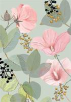 Opakowanie Karnet B6 + koperta Różowe kwiaty