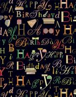 Opakowanie Karnet B6 + koperta Urodziny Litery