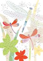 Opakowanie Karnet B6 + koperta Ważki