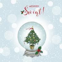 Opakowanie Karnet Swarovski kwadrat CL3512_PO Święta Kula