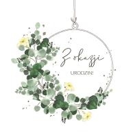 Opakowanie Karnet Swarovski kwadrat CL4001_PO Z okazji Urodzi