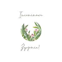 Opakowanie Karnet Swarovski kwadrat CL4014_PO Imieniny