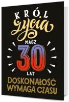 Opakowanie Karnet Urodziny 30 męskie K. B6-1898