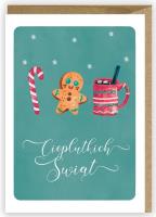 Opakowanie Kartka Boże Narodzenie Cieplutkich Świąt, eko K077