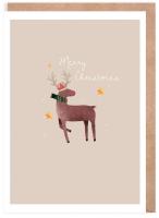 Opakowanie Kartka Boże Narodzenie Renifer, eko koperta K127