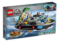 Lego JURRASIC WORLD Barionyks i ucieczka łodzią. Wydawca: LEGO(R). SmakLiter.pl Opakowanie Lego JURRASIC WORLD Barionyks i ucieczka łodzią