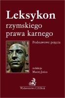 Okładka książki Leksykon rzymskiego prawa karnego. Podstawowe pojęcia