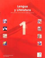 Lengua y Literatura 1 podręcznik. Autor: Hernandez Guillermo. SmakLiter.pl Okładka książki Lengua y Literatura 1 podręcznik
