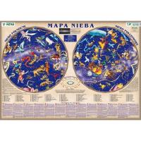 Mapa Nieba gwieździstego. Wydawca: Piętka. SmakLiter.pl Opakowanie Mapa Nieba gwieździstego