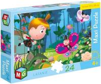 Maxi Puzzle 24 Latanie. Wydawca: MULTIGRA. SmakLiter.pl Opakowanie Maxi Puzzle 24 Latanie