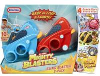 Mój pierwszy Mighty Blasters Sling Blaster 2- Pak. Wydawca: Little tikes. SmakLiter.pl Opakowanie Mój pierwszy Mighty Blasters Sling Blaster 2- Pak
