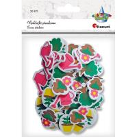 Opakowanie Naklejki piankowe kwiaty, konewki, drzewa 70szt