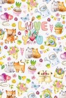 Opakowanie Notatnik ozdobny 143x210/96K kratka Zwierzaki