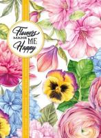 Opakowanie Notatnik ozdobny 165x238/80K kratka Bratki