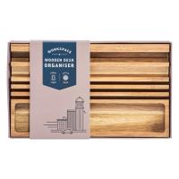Organizer biurkowy drewniany. Wydawca: Gentlemen's Hardware. SmakLiter.pl Opakowanie Organizer biurkowy drewniany