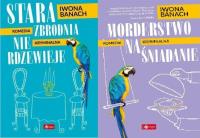 Pakiet z Papugą: Stara zbrodnia nie rdzewieje / Mroderstwo na śniadanie. Autor: Banach Iwona. SmakLiter.pl Okładka książki Pakiet z Papugą: Stara zbrodnia nie rdzewieje / Mroderstwo na śniadanie