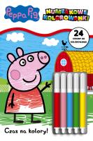 Peppa. Pig. Numerkowe kolorowanki. Autor: Opracowanie zbiorowe. SmakLiter.pl Okładka książki Peppa. Pig. Numerkowe kolorowanki