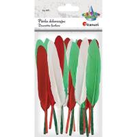 Opakowanie Piórka lotki 11-15cm mix 24szt