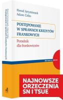 Okładka książki Postępowanie w sprawach kredytów frankowych