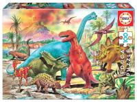 Puzzle 100 Dinozaury G3. Wydawca: Educa. SmakLiter.pl Opakowanie Puzzle 100 Dinozaury G3