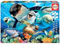 Puzzle 100 Podwodne selfie G3. Wydawca: Educa. SmakLiter.pl Opakowanie Puzzle 100 Podwodne selfie G3