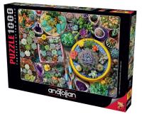 Puzzle 1000 Kaktusy. Wydawca: Anatolian. SmakLiter.pl Opakowanie Puzzle 1000 Kaktusy
