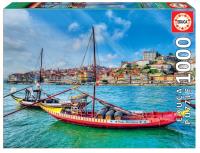 Puzzle 1000 Łodzie Rabelo/Porto/Portugalia G3. Wydawca: Educa. SmakLiter.pl Opakowanie Puzzle 1000 Łodzie Rabelo/Porto/Portugalia G3