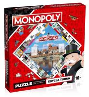 Puzzle 1000 Monopoly Board Toruń. Wydawca: Winning Moves. SmakLiter.pl Opakowanie Puzzle 1000 Monopoly Board Toruń