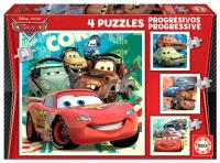 Puzzle 12+16+20+25 Auta G3. Wydawca: Educa. SmakLiter.pl Opakowanie Puzzle 12+16+20+25 Auta G3