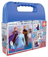 Puzzle 12+16+20+25 Kraina Lodu II (walizka) G3. Wydawca: Educa. SmakLiter.pl Opakowanie Puzzle 12+16+20+25 Kraina Lodu II (walizka) G3