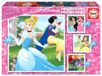 Puzzle 12+16+20+25 Księżniczki z bajek Disneya G3. Wydawca: Educa. SmakLiter.pl Opakowanie Puzzle 12+16+20+25 Księżniczki z bajek Disneya G3