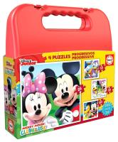 Puzzle 12+16+20+25 Myszka Miki i przyjaciele G3. Wydawca: Educa. SmakLiter.pl Opakowanie Puzzle 12+16+20+25 Myszka Miki i przyjaciele G3