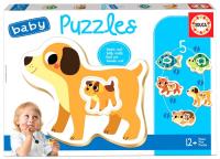 Puzzle 2-4 Zwierzęta domowe G3. Wydawca: Educa. SmakLiter.pl Opakowanie Puzzle 2-4 Zwierzęta domowe G3