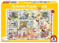 Puzzle 200 Kalendarz przyrodniczy G3. Wydawca: Schmidt. SmakLiter.pl Opakowanie Puzzle 200 Kalendarz przyrodniczy G3