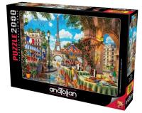 Puzzle 2000 Codzienny Paryż. Wydawca: Anatolian. SmakLiter.pl Opakowanie Puzzle 2000 Codzienny Paryż
