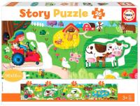 Puzzle 26 Farma (panorama) G3. Wydawca: Educa. SmakLiter.pl Opakowanie Puzzle 26 Farma (panorama) G3