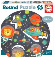 Puzzle 28 Kosmos (okrągłe) G3. Wydawca: Educa. SmakLiter.pl Opakowanie Puzzle 28 Kosmos (okrągłe) G3