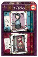 Puzzle 2x100 Santoro Gorjuss G3. Wydawca: Educa. SmakLiter.pl Opakowanie Puzzle 2x100 Santoro Gorjuss G3