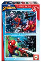 Puzzle 2x100 Spider-Man G3. Wydawca: Educa. SmakLiter.pl Opakowanie Puzzle 2x100 Spider-Man G3