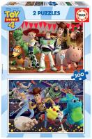 Puzzle 2x100 Toy Story 4 G3. Wydawca: Educa. SmakLiter.pl Opakowanie Puzzle 2x100 Toy Story 4 G3